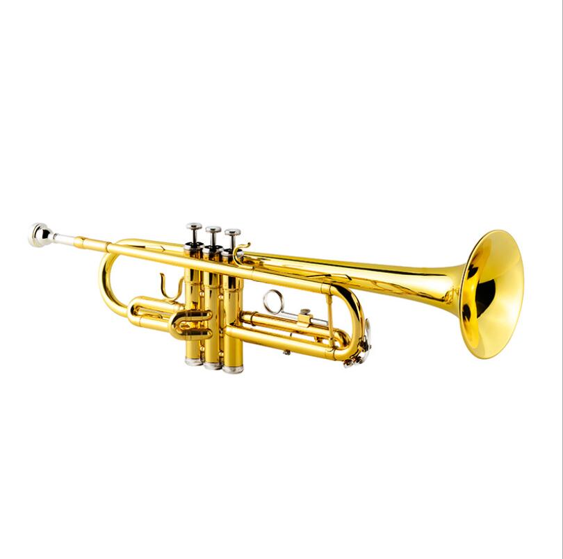 Wholesale brass wind instrument trumpet playing wind instrument trumpet national musical instrument Brass Instruments