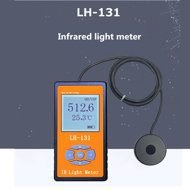 LH-131 инфракрасный измеритель мощности пленка для защиты от солнца теплоизоляция производительности стойка дисплея барьер тестер скорости со светодиодной тестовое гнездо