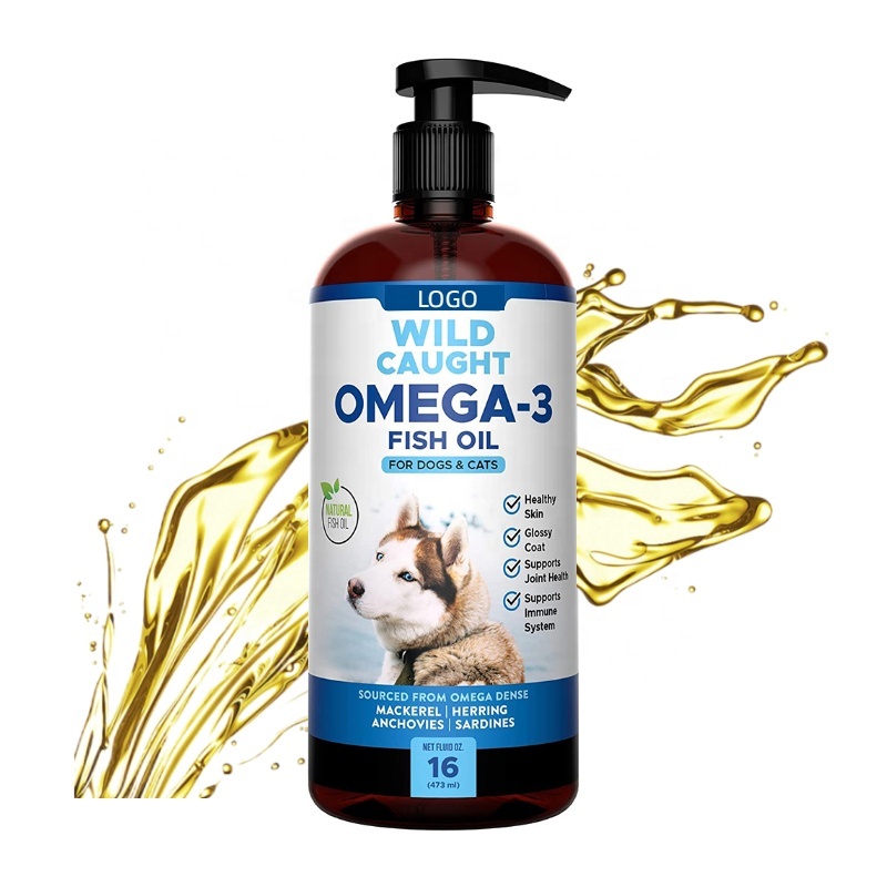 BOBBI PURE Omega 3 Fish Oil Pet Nutrition for Dogs and Cats Custom Wild & Pure Icelandic Liquid Fish Oil Supplement