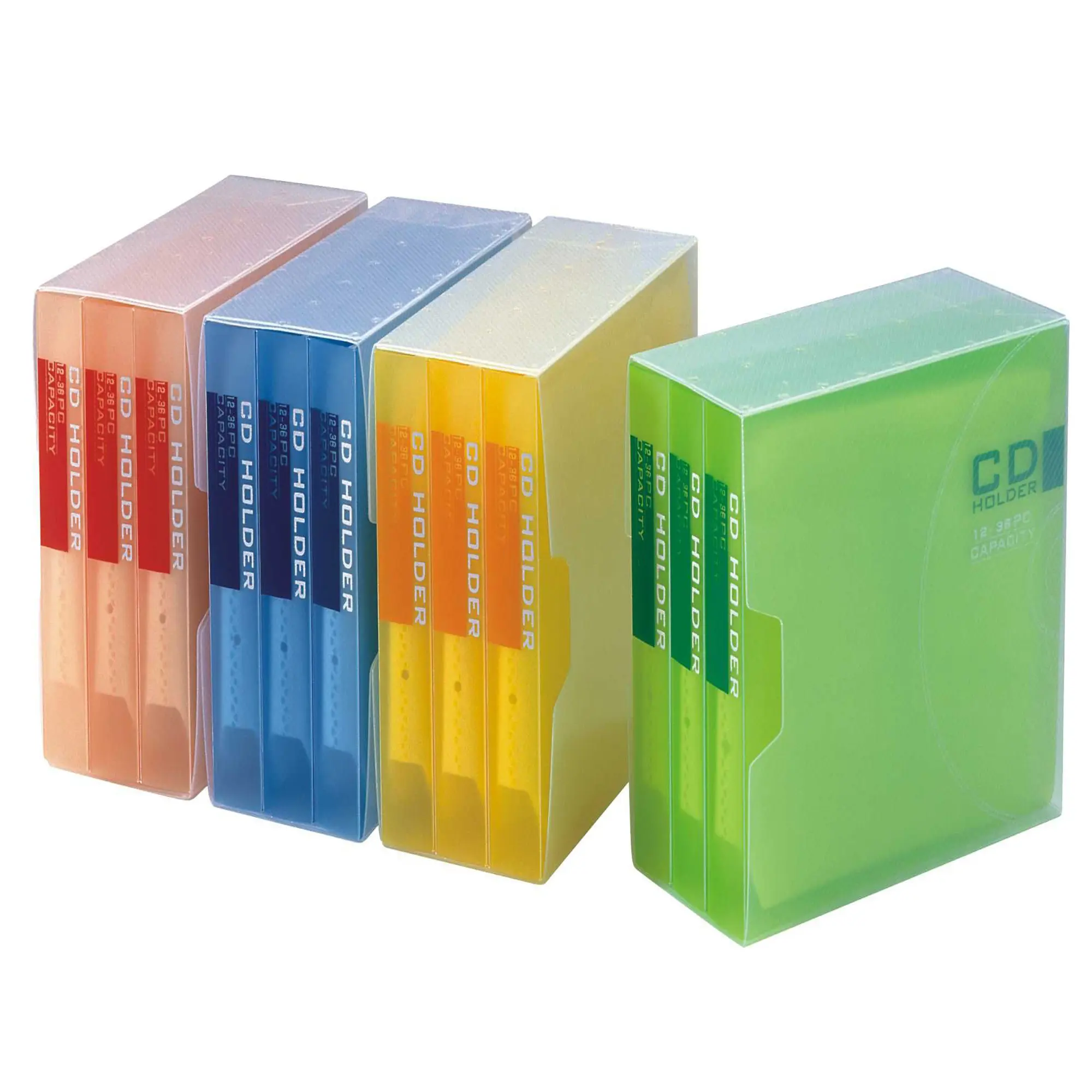 Custom Professional CD Plastic Cases Storage Organizer CD DVD Holder for School
