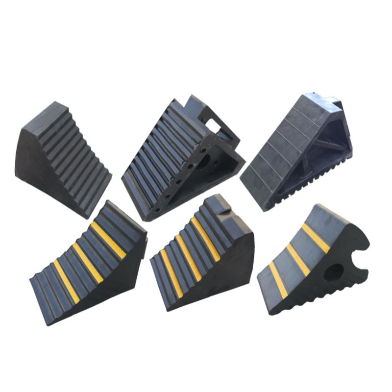Durable Rubber And Plastic Portable Wheel Stoppers.