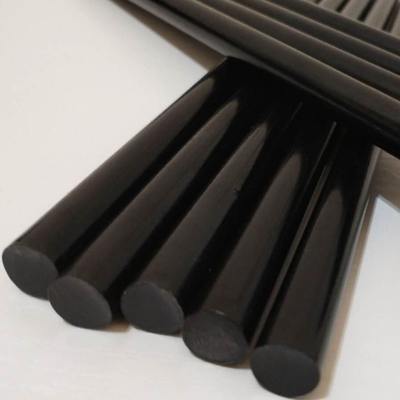 High quality and high strength 11mm 7mm black hot melt glue sticks