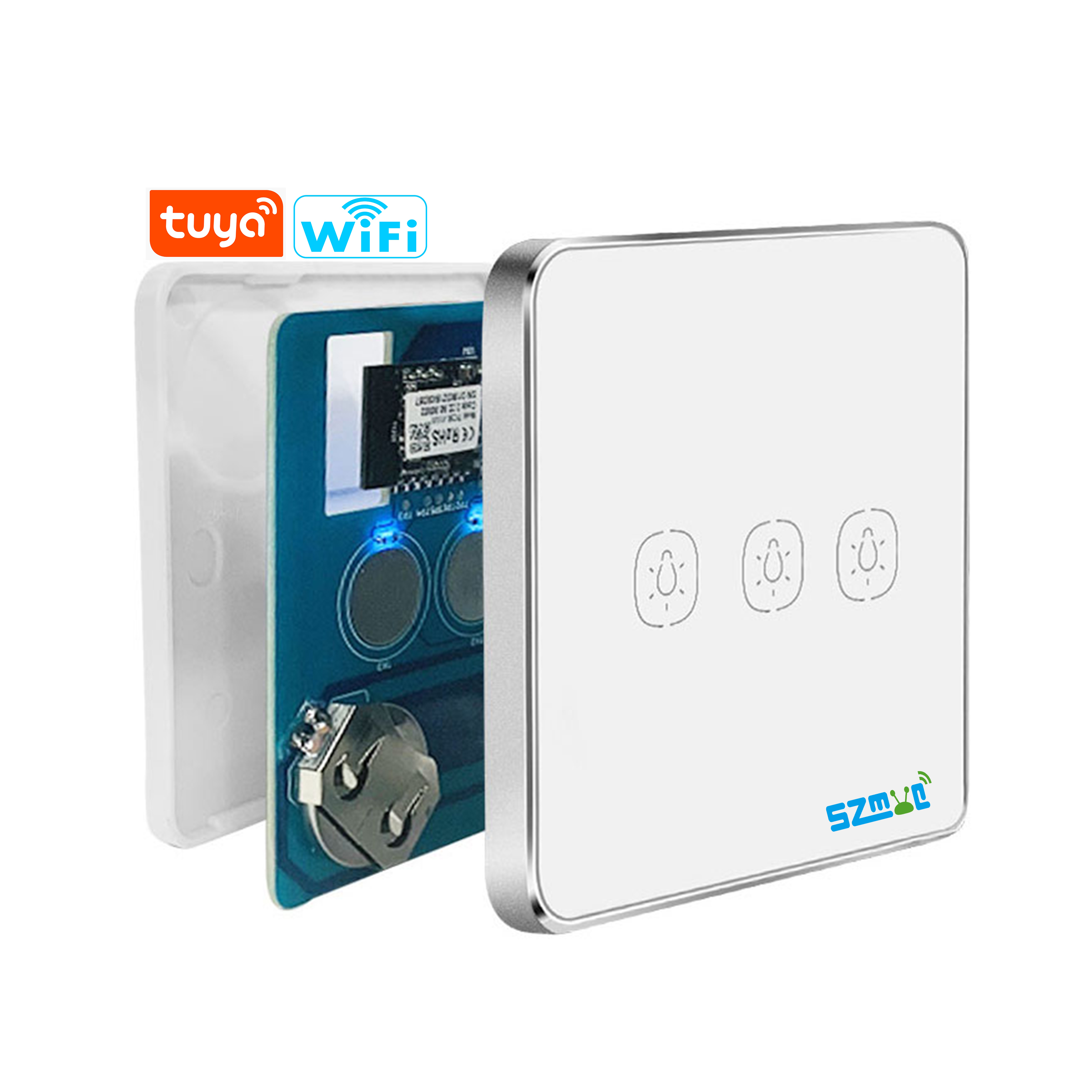 Wi-Fi + Zigbee Умный домашний сенсорный Электрический переключатель Smart scene 100% успешно работающий