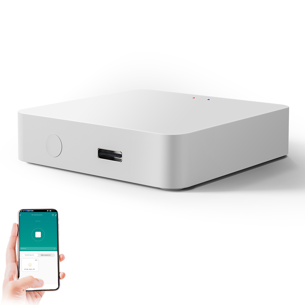 Умный беспроводной шлюз Tuya Zigbee, 2,4 г, Wi-Fi, шлюз, концентратор, приложение для умного дома, аксессуары для дистанционного управления для Alexa Google