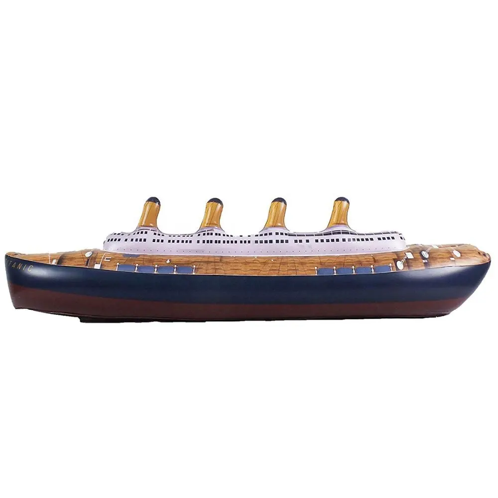 big Titanic Inflatable Pool Boat Toys For Kid Play Toy