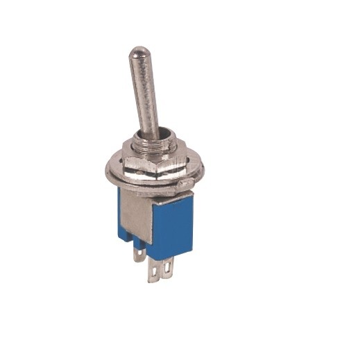 3 Pin мини рычажный переключатель ON-Синий AC 1.5A 250V 3A 125V SPDT 2 Позиции регулятора мощности тумблер