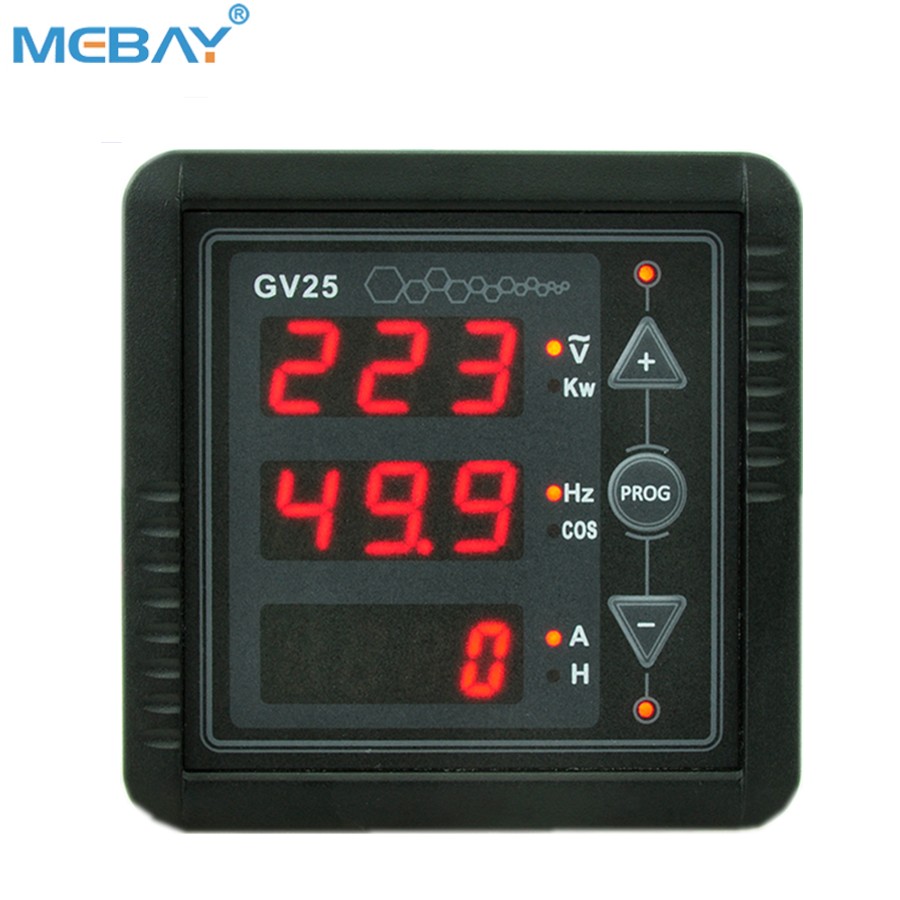 AC Input Digital Meter used for Generator GV25 MKII