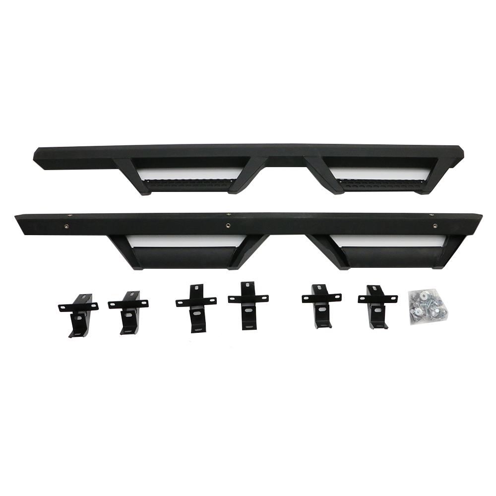 Высококачественные черные подножки, боковые подножки Nerf для 2007-2017 Jeep Wrangler JK 4Door 4x4
