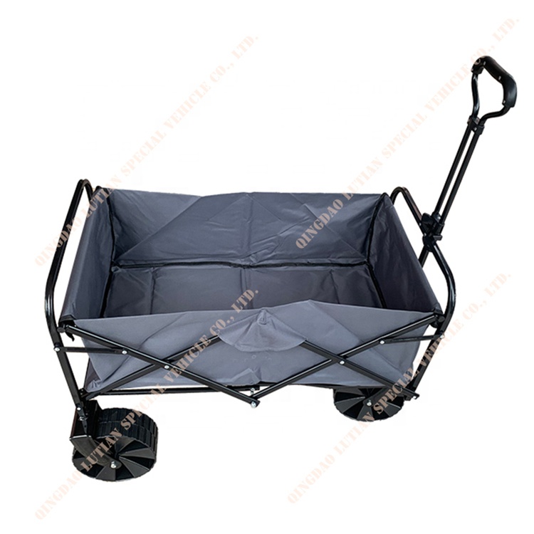 Folding Outdoor Patio Garden Beach Wagon Cart Trolley Collapsible Garden Cart