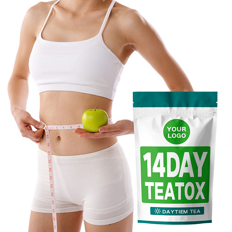 7/14 Day 100% Pure Nature Detox Tummy Tea bags Private Label organic Herbal weight loss tea