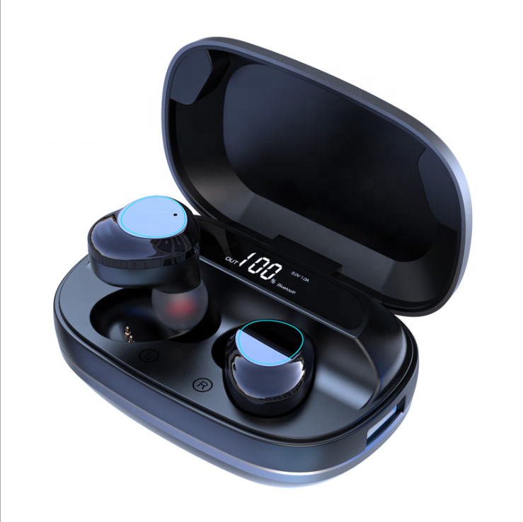 Актуальное 2020 с Анк микрофон громкой связи Bluetooth наушники 2000 мАч светодиодный дисплей беспроводной наушники 9D стерео водонепроницаемые наушники