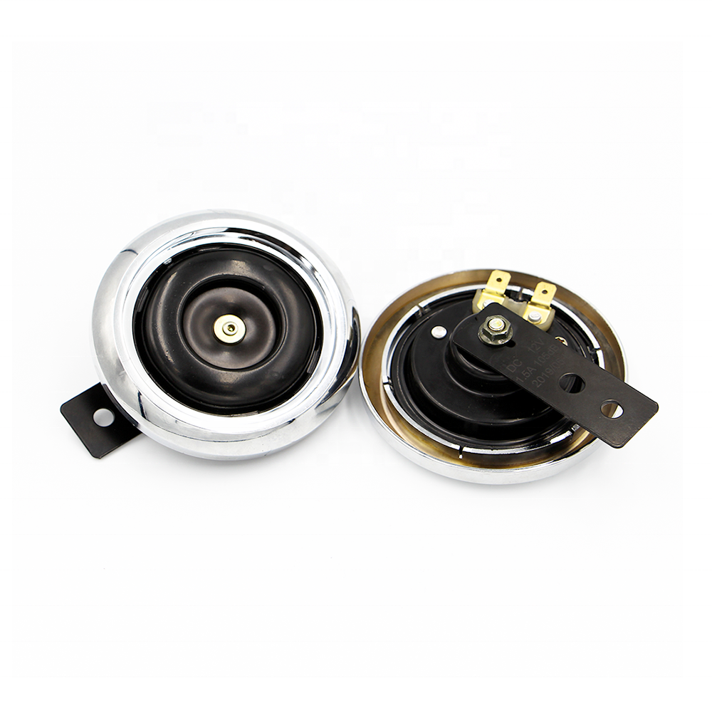 12v 24v Iron Silver Electric Accessories Motorcycle Loud Horn Horn