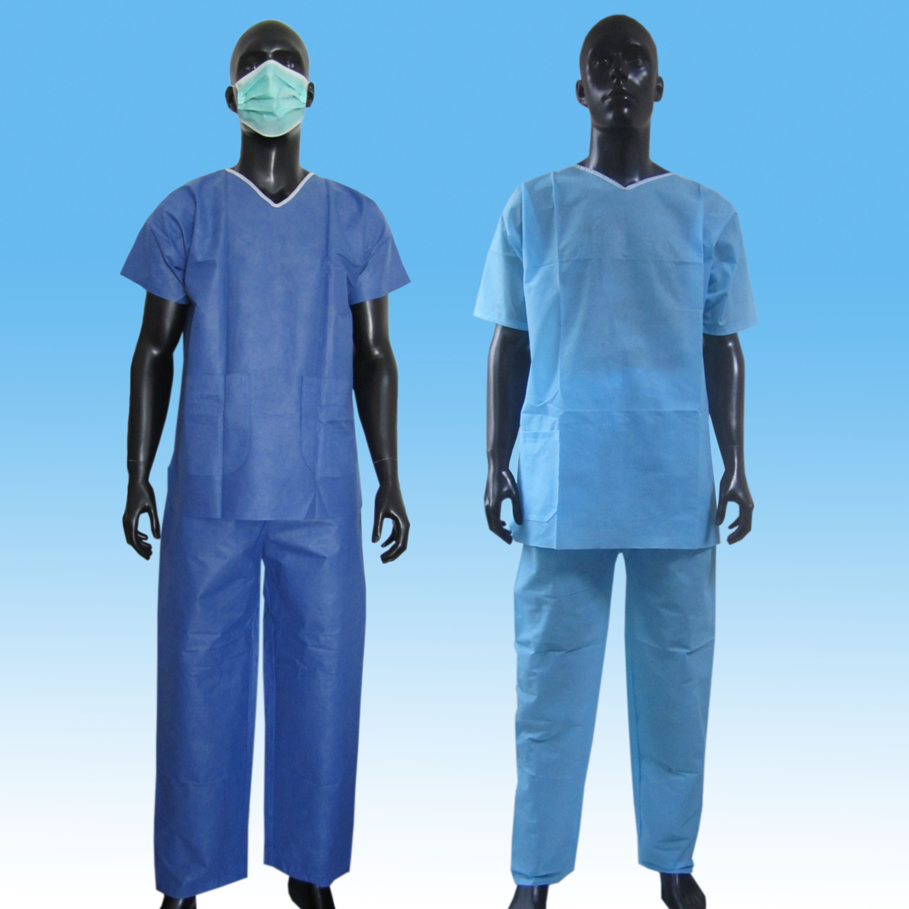 Hospital disposable non woven patient gown for surgical and medical use