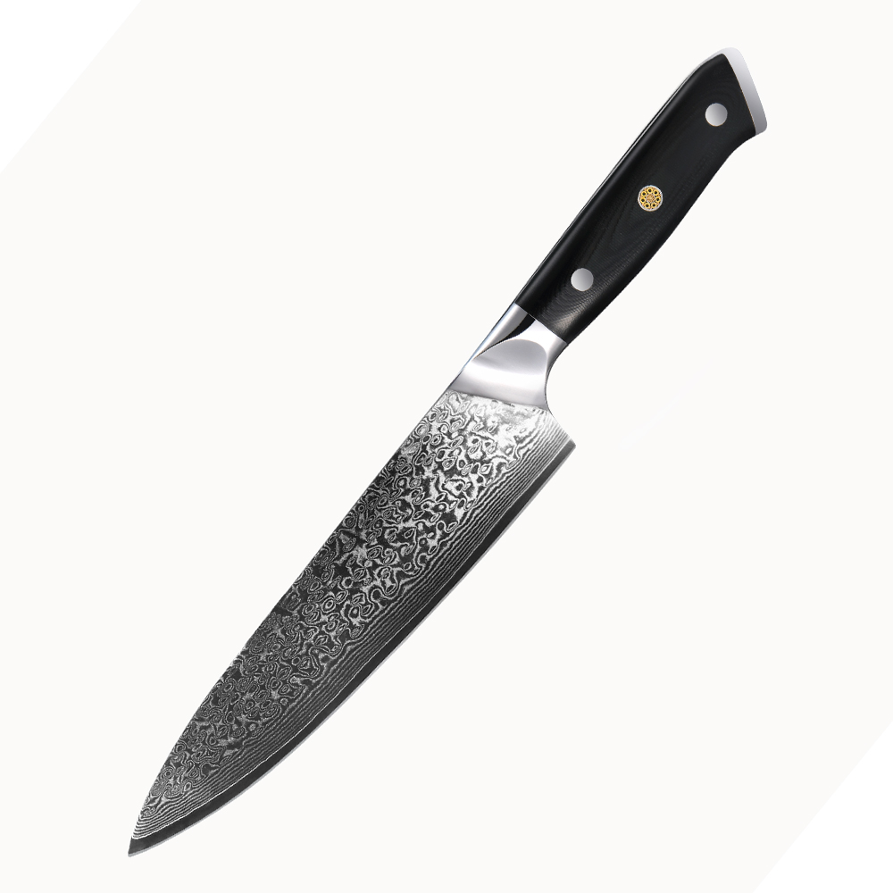 8 "дамасский стальной нож шеф-повара кухонный нож