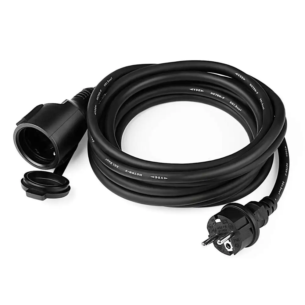 SCHUKO Extension Cord Rubber Cable For Outdoor Use IP44