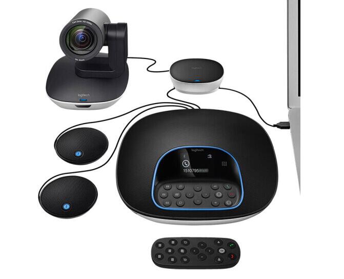 Хорошая веб-камера Logitech 1080p CC3500E, система изображения HD и автоматическое управление камерой