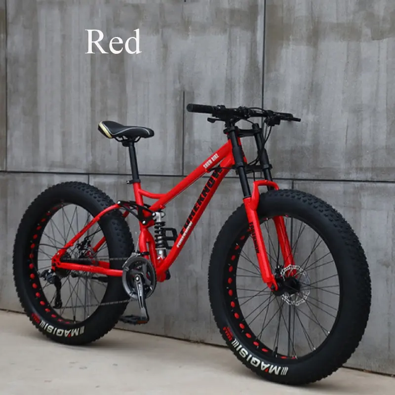 China Manufacturer Cool Style Ready To Ship 26 Inch 21 Speed Ski Bike Snow Bicycle Fat Bike Bicycle for Men