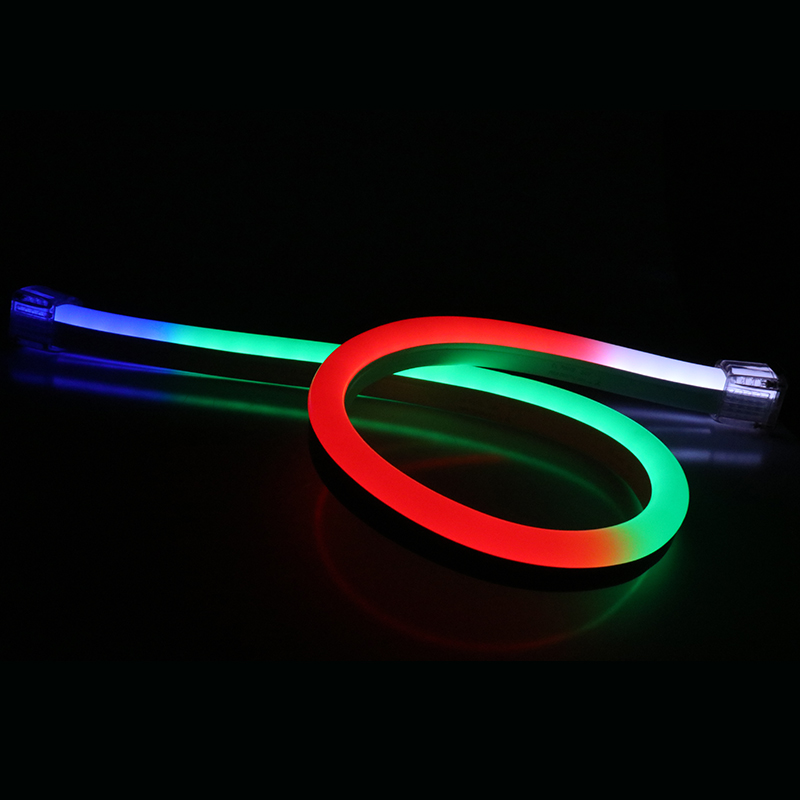 Лидер продаж, декоративная автомобильная светодиодная лента 15x26 мм 5050 RGB, Светодиодная лента с динамическим пикселем для внутреннего и наружного освещения