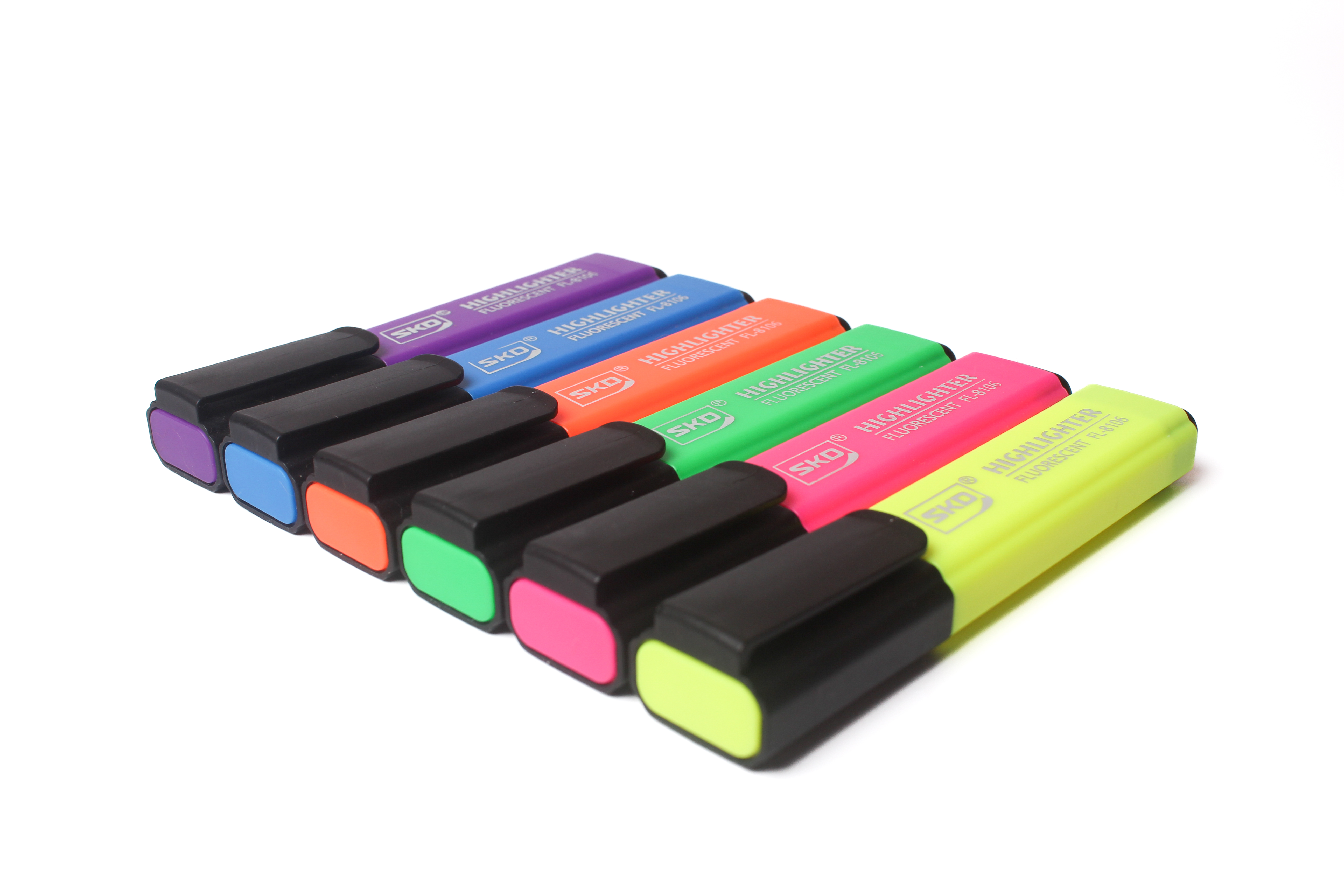 OEM/ODM Acceptable Supplier Colorful highlighters Pen Normal Size highlighter Marker highlighter Pen Set With Clip 36pcs