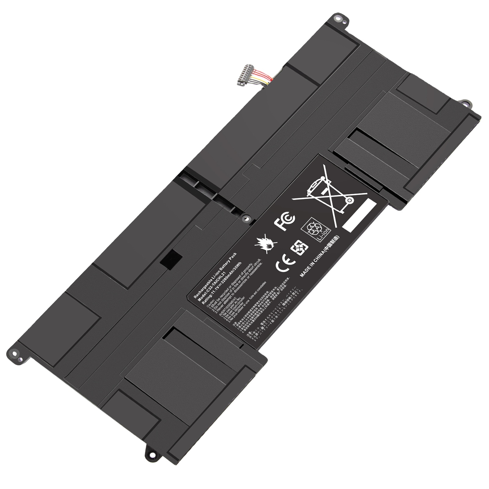 C32-TAICHI21 CKSA332C1 Original Laptop Battery 11.1V 3200mAh 35WH 6CELL for ASUS Ultrabook Taichi 21-CW003H