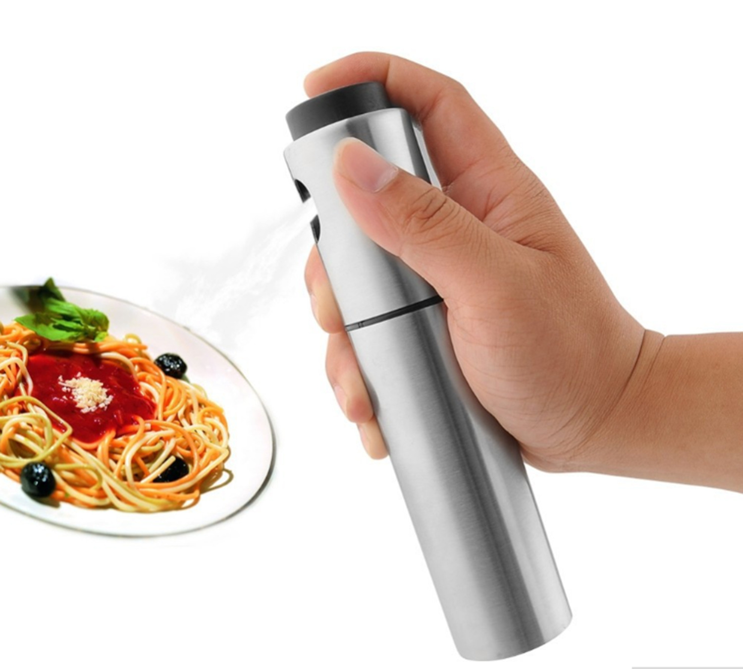 Stainless Steel Oil Sprayer Gravy Boats Spray Oil Vinegar Bottles Sauce Pot Kitchen Cooking Tools