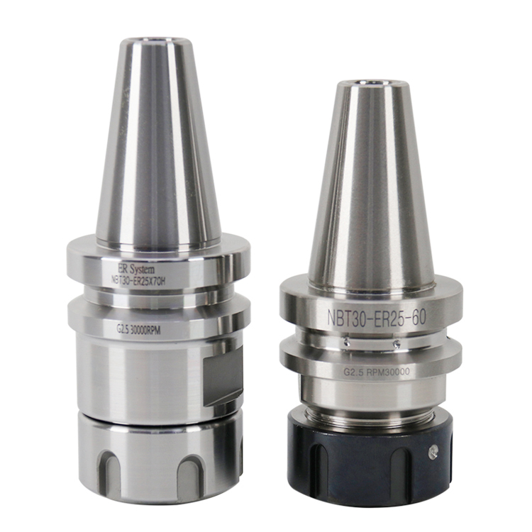 Non-keyway NBT30 Tool Holder High Speed NBT30-ER Collet Chuck Tool Holder Without Drive Slots NBT30-SK Tool Holder