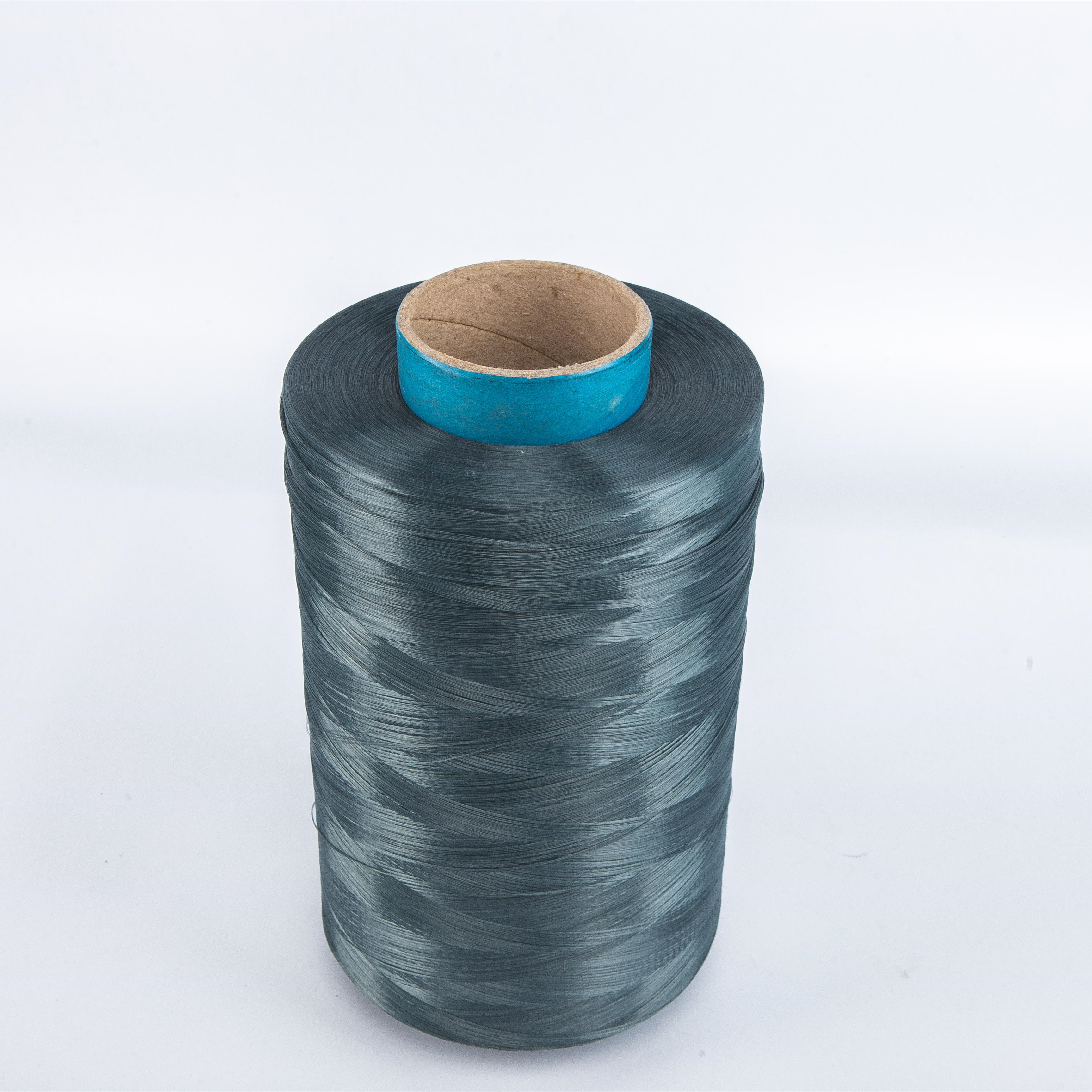 Navy Bule UHMWPE high strength Wear well yarn fiber twisted uhmwpe fiber