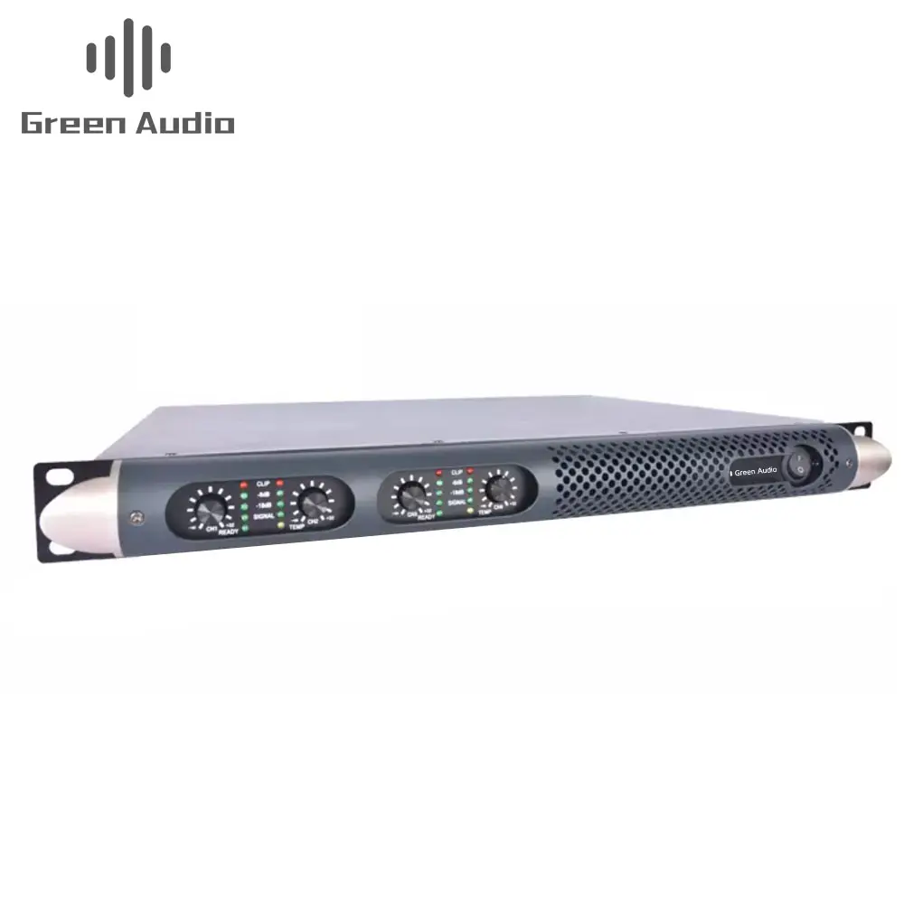 GAP-D2400 Professional 600W*4 power amp 1U class d sound digital power amplifier