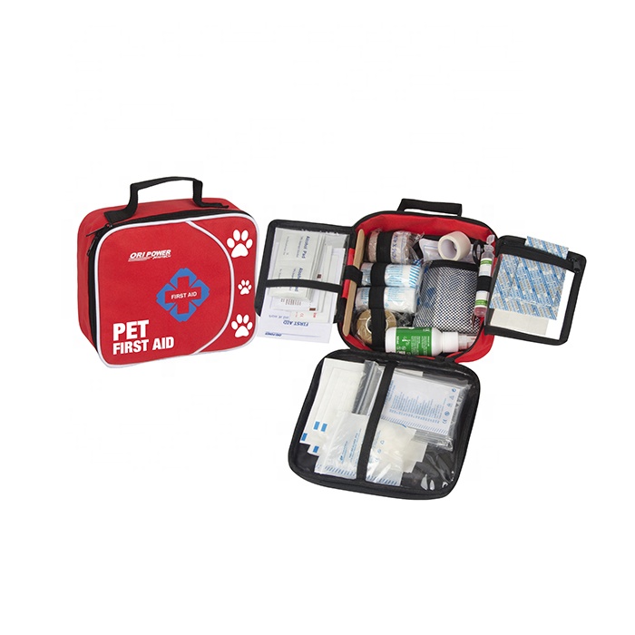 ORIPOWER hot selling custom medical equipment pet first aid nylon portable bag for dog