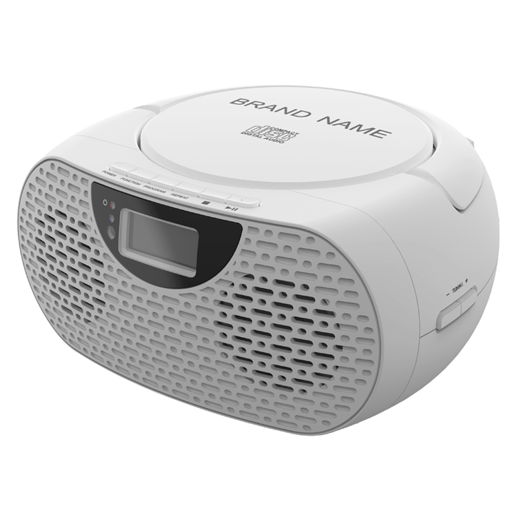 Оптовая продажа стереозвук портативный CD плеер boombox с fm-радио/
