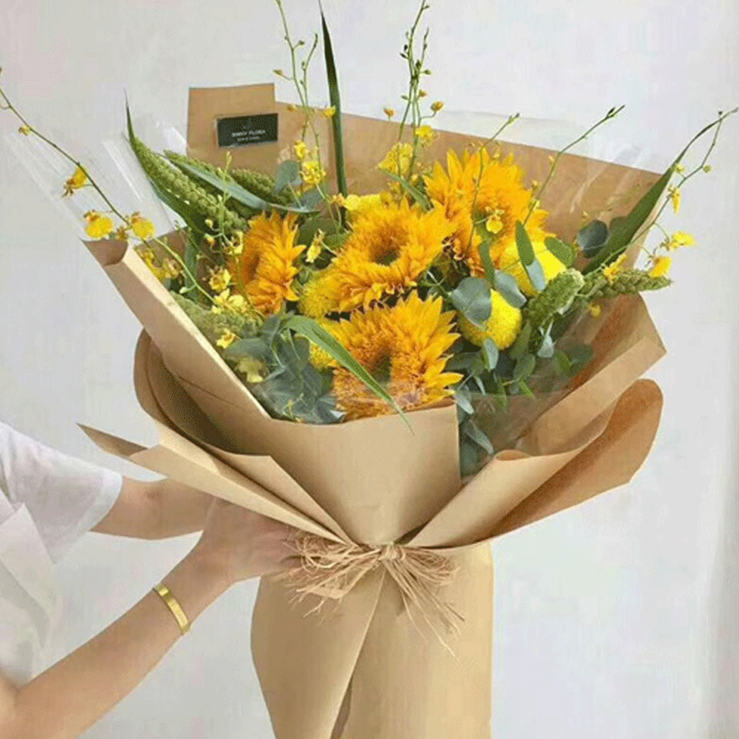 1 Roll gift paper to wrap decorative paper brown Paper