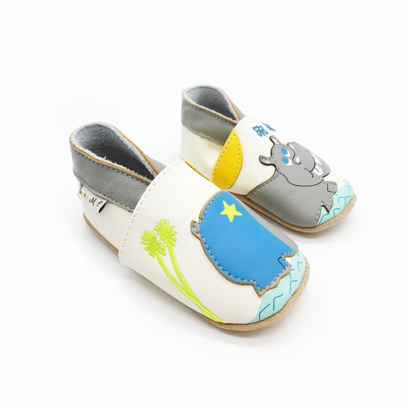 Comfortable Baby Girls Boys Leather PU Shoes Cartoon upper Infant Toddler Soft Sole Crib Footwear Walker Shoes
