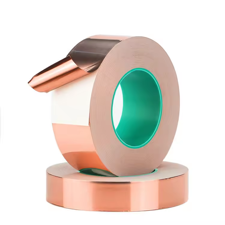 factory direct sales copper foil tape for stained glass 25mm copper tape