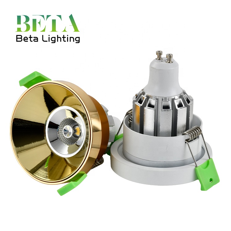 Anti Glare Gu10 Recessed Light Cob Ceiling LED Downlight MR16 spotlight
