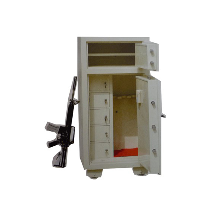 Secure steel Gun locker Holds 6 Rifles and Includes A Heavy Duty Safe Stores Rifles locker 18 Gun Cabinet