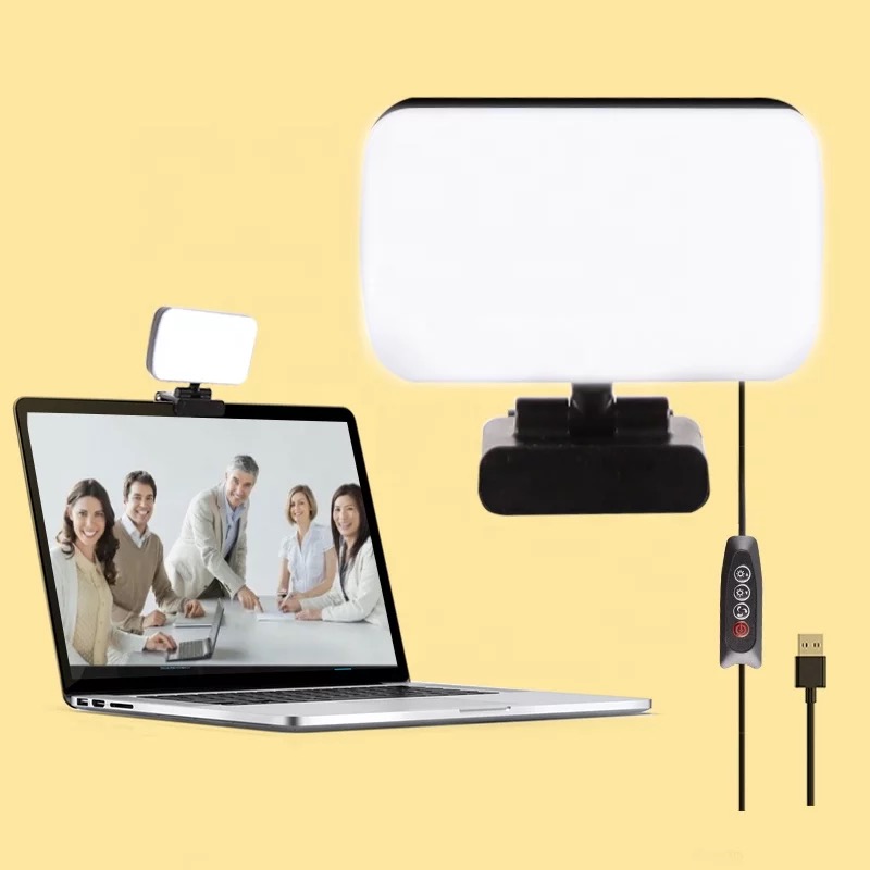 New Adjustable Laptop Computer Portable selfie fill light professional Video Live Makeup photographic beauty Warm White light