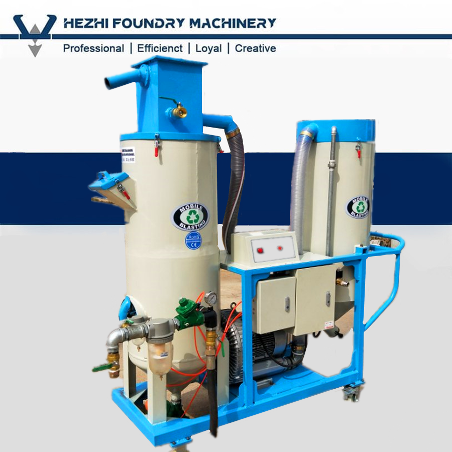 Environmental Dust-free Sand Recycling Machine Recovery Vacuum Mobile Sandblast Absorb Dustless Collector