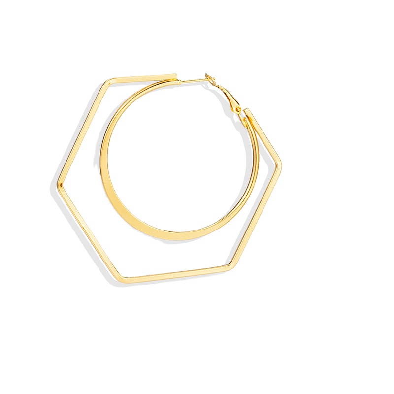 Geometric Vintage Big Earrings For Women Fashion Statement Gold Simple Drop Dangle Earrings 2020 Female Jewelry
