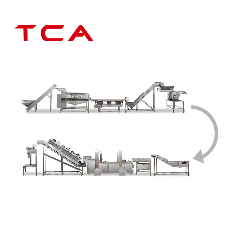 Full Automtic 300kg/ 500kg potato chips making machine with CE