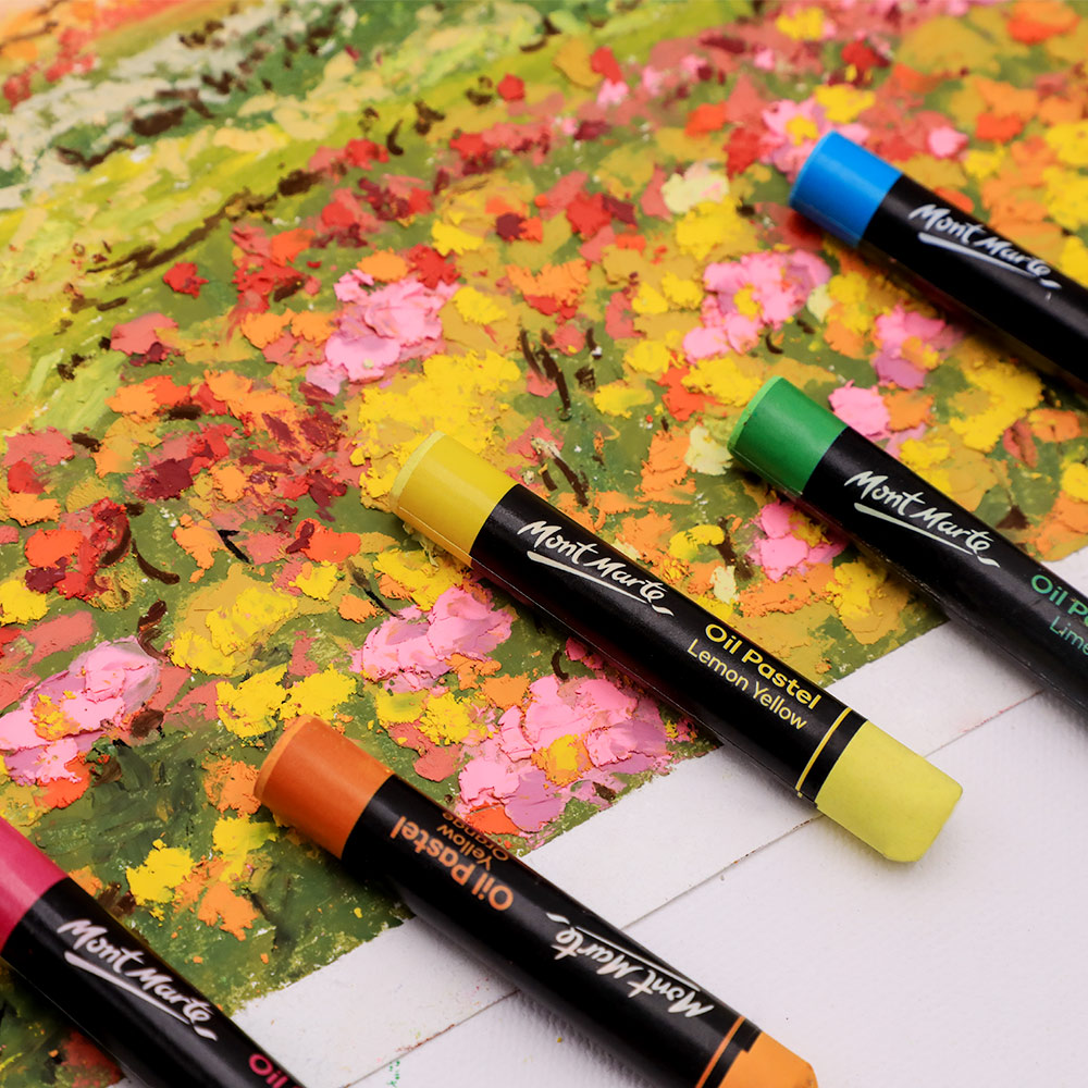 Mont Marte Oil Pastels 36pc жестяная коробка