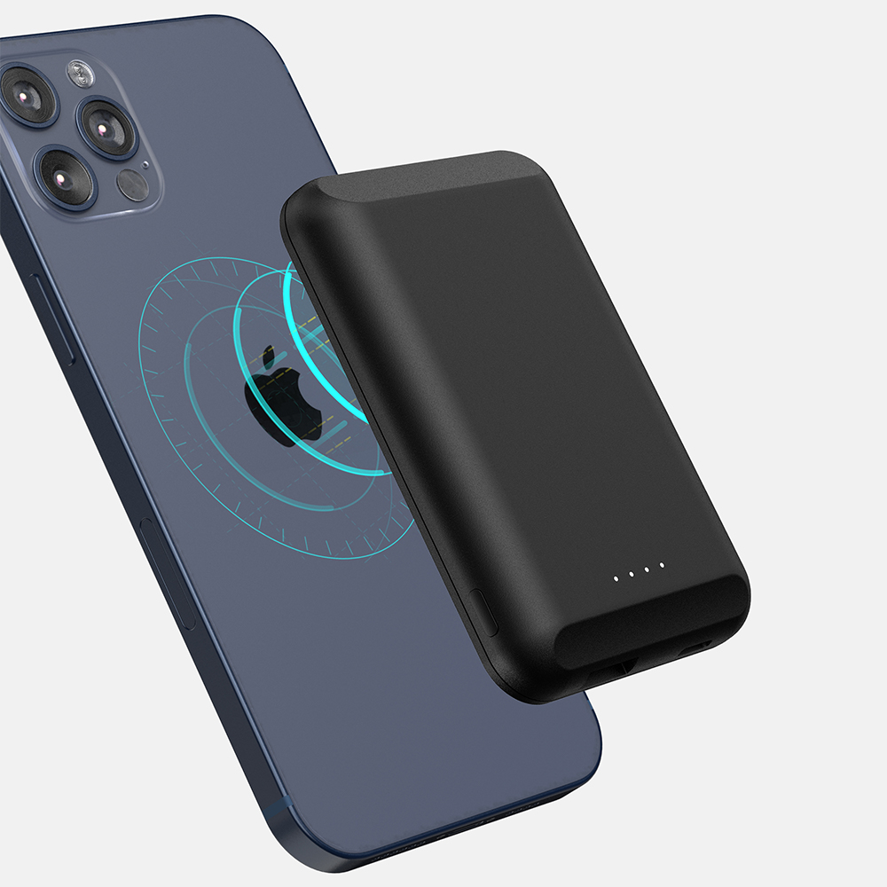Портативное 5000mah мульти 5W OEM магнитное беспроводное Qi зарядное устройство Magsafe Power Bank для Apple iPhone 12