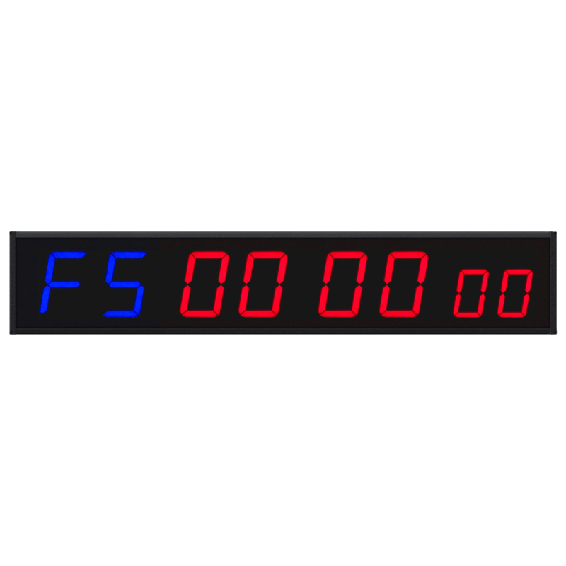 CP0312C Large 8 digits Countdown LED Digital Wall Mounted Interval Training Crossfit Timer