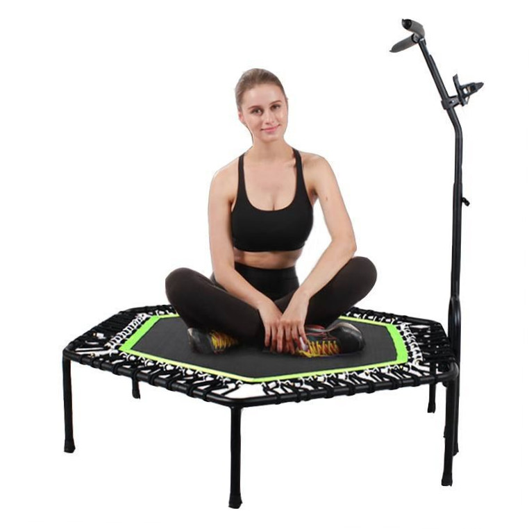 Дешевые мини крытый фитнес дома Детская безопасность круглый Jumpingbed мини батут