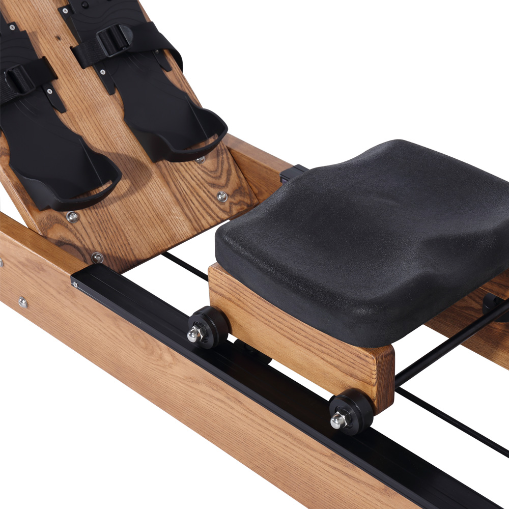cheap price home gym head ash wood solid rowing machine training band