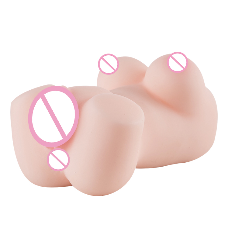 3D Half body TPE sex doll vagina breast anus sex toy for men masturbating