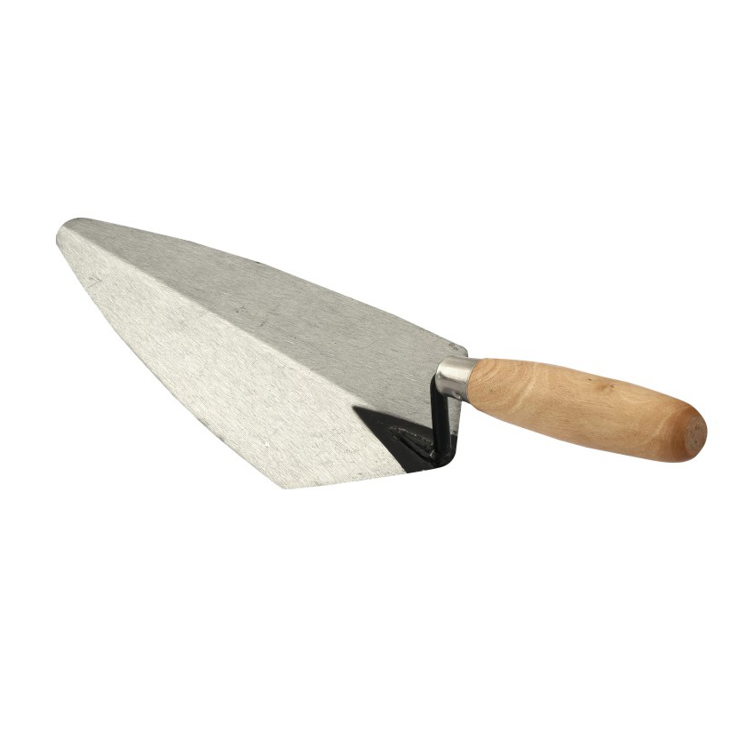 Торговая гарантия 8 ''карбоновая сталь кованая кирпичная лопатка с деревянной ручкой