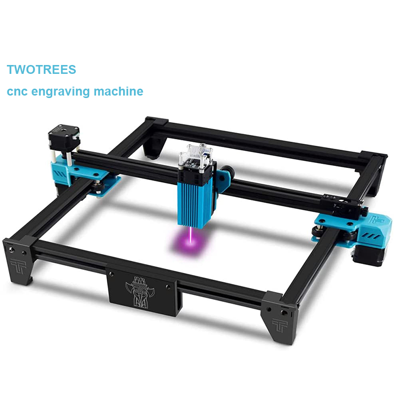 TWOTREES Fiber laser engraving machine high quality CNC qr code laser engraving machine