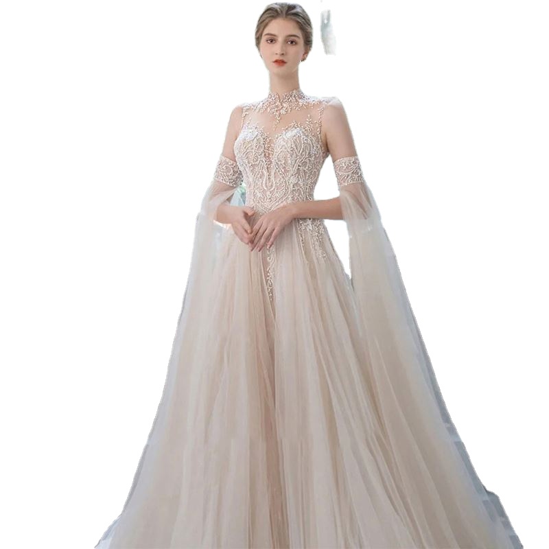 MKMN crystal beads for wedding dress west new style beach wedding dress