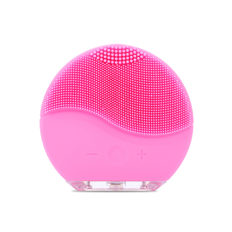 Home mini portable silicone deep cleaning pore electric facial cleanser