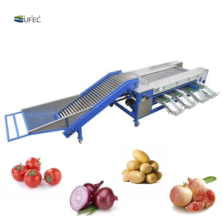 onions/tomatoes Size Grader Grading Machine